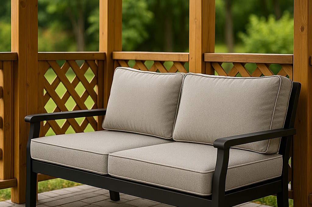 Изготовление мебельных подушек для беседок Изготовление мебельных подушек для беседок